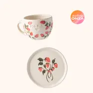 Чайная пара МАМА с клубникой