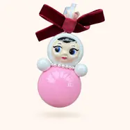 Коллекционная ёлочная игрушка "Неваляшка"