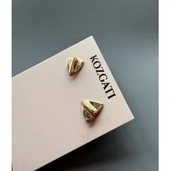 Серьги самолеты оригами