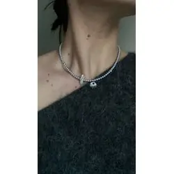 Чокер из жемчуга с подвеской