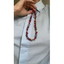 Чокер из кораллов