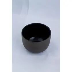 Пиала для чая из черной глины