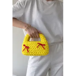 Мини сумочка с бантиками