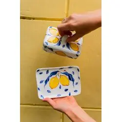 Керамическая маслёнка ТатКо с лимонами