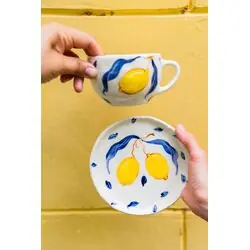 Чайная пара с лимонами