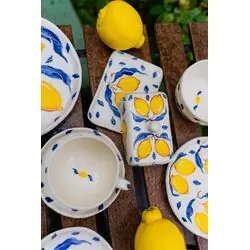 Керамическая маслёнка ТатКо с лимонами