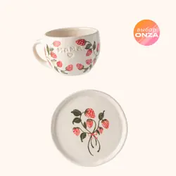 Чайная пара МАМА с клубникой