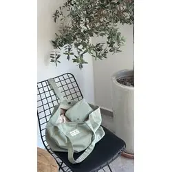 Set Olive : шоппер & косметичка