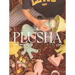 Интерьерная лампа-светильник "Плюша" | Ленивый | Розовый - Голубой | авторский дизайн | дофаминовый декор |Engin Minds|