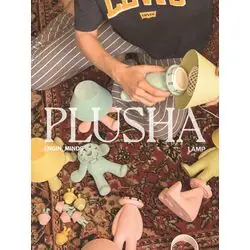 Интерьерная лампа-светильник "Плюша" | Ленивый | Зеленый - Желтый |авторский дизайн | дофаминовый декор | Engin Minds |