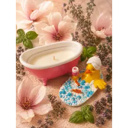Свеча Утиный SPA в розовых тонах 80 мл