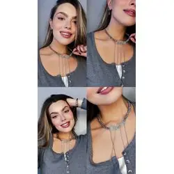 Колье из гематита