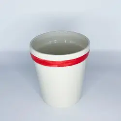 Керамический стакан ATTENTION HOT white