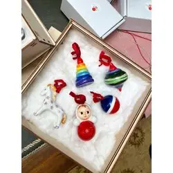 Елочная игрушка Мячик