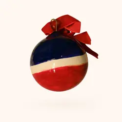 Елочная игрушка Мячик