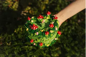 Лесная шкатулка с лягушонком