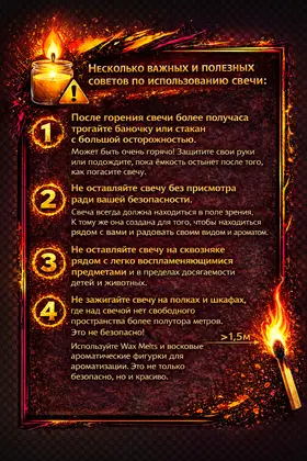 Свеча ароматическая Тыква 70 мл