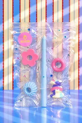 Вариант упакованной свечи в интерьере