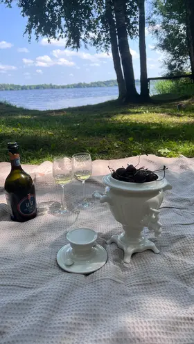 Самовар фарфоровый