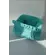 Косметичка с фермуаром бирюзовая