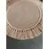 Декоративная салфетка с бахромой Тауп