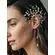 Кафф со стазами и цепочками