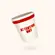 Керамический стакан ATTENTION HOT white